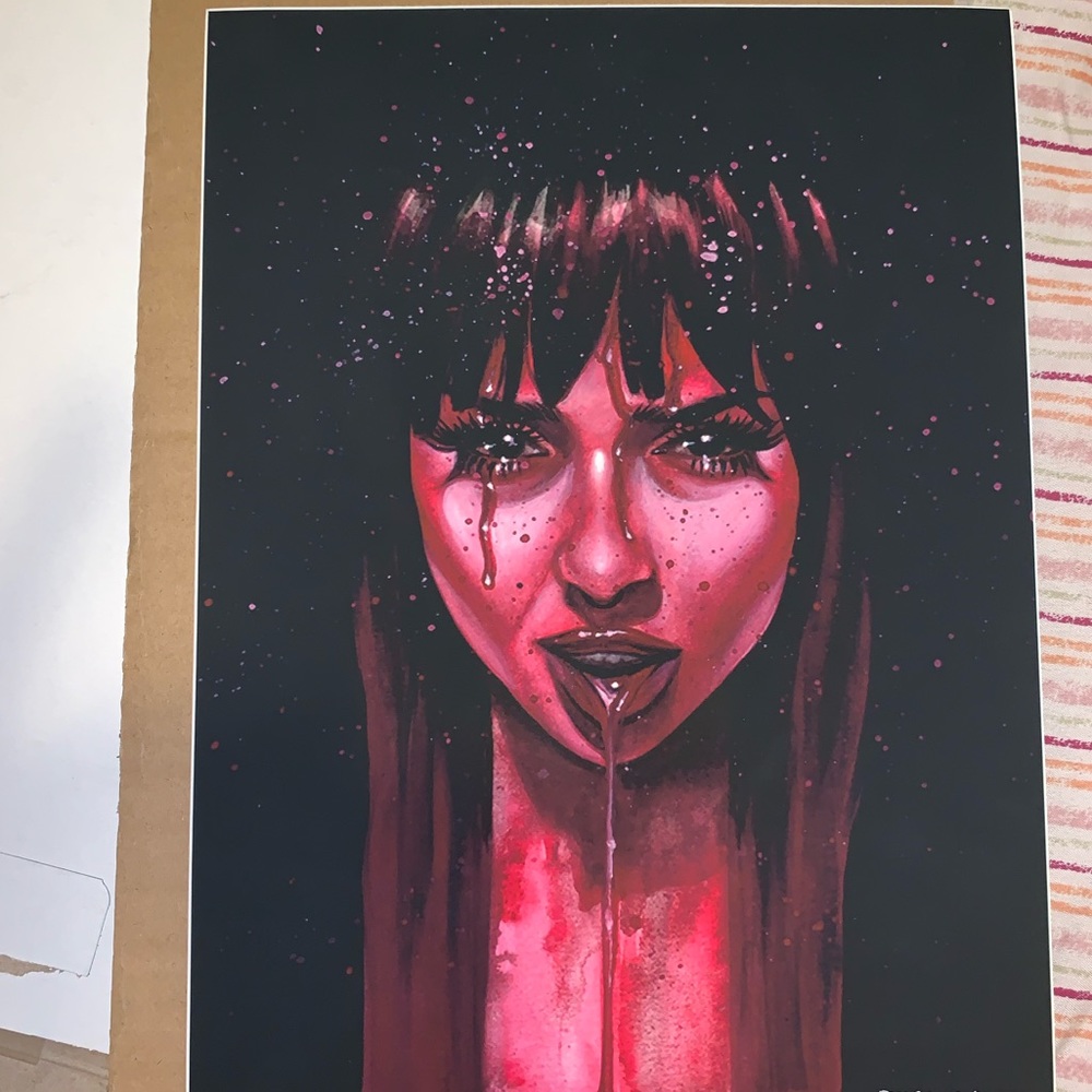 Beautiful unframed Print signed by artist 👩‍🎨